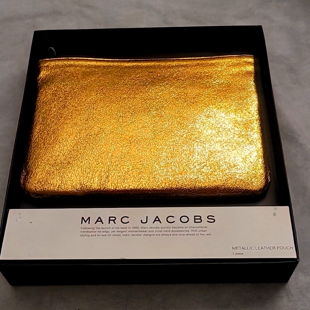 Marv Jacob's leather pouch new in box